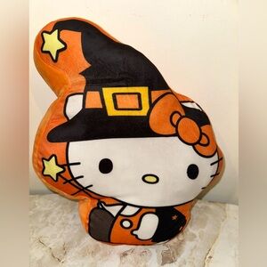 NEW 2024 Hello Kitty Halloween Witch Decorative Pillow NWT -VIRAL